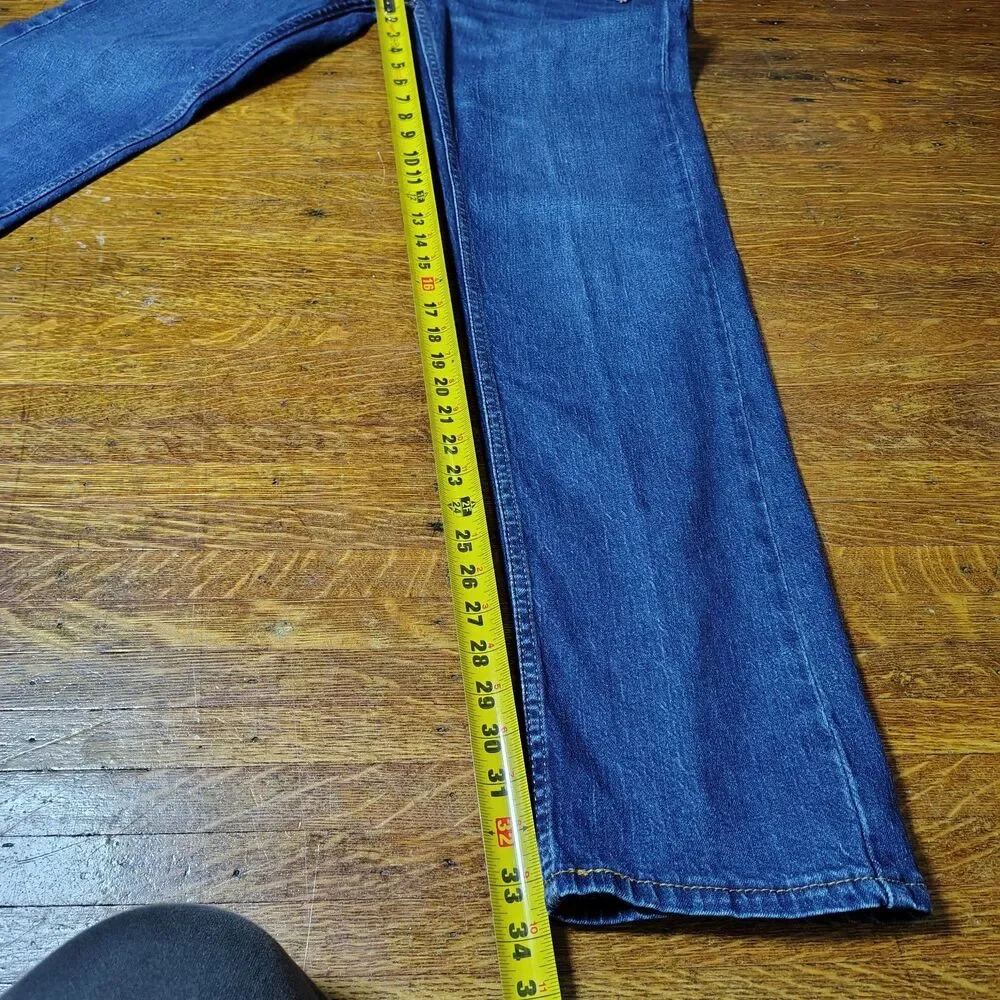 Levi's 505 Dark Blue Men's Jeans Sz 32x34/T733